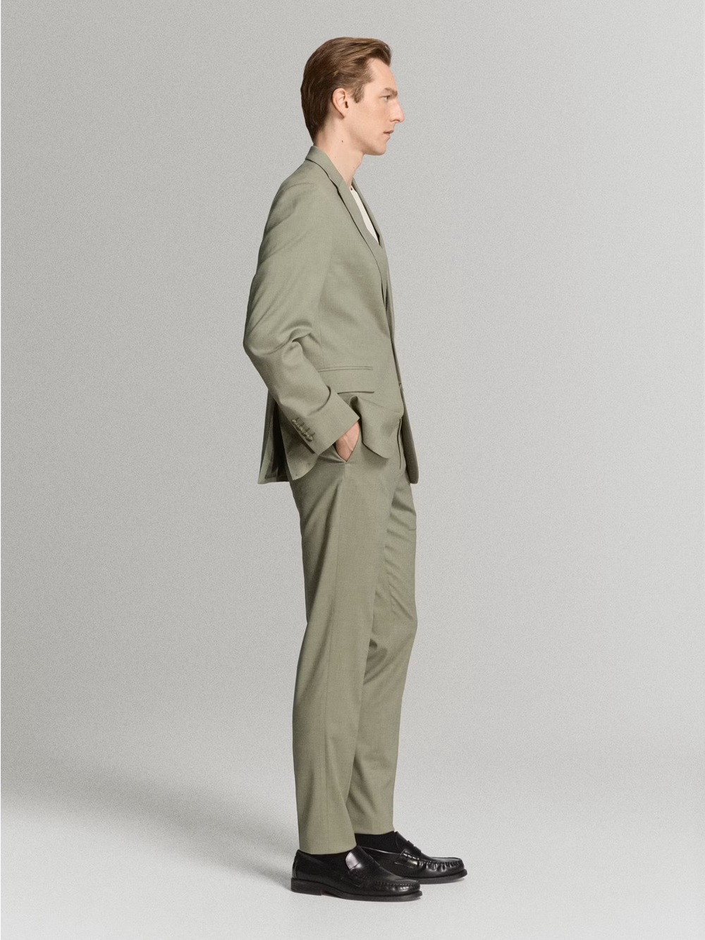 NWT Mango  MILAN SLIM-FIT SUIT BLAZER - Picture 5 of 12